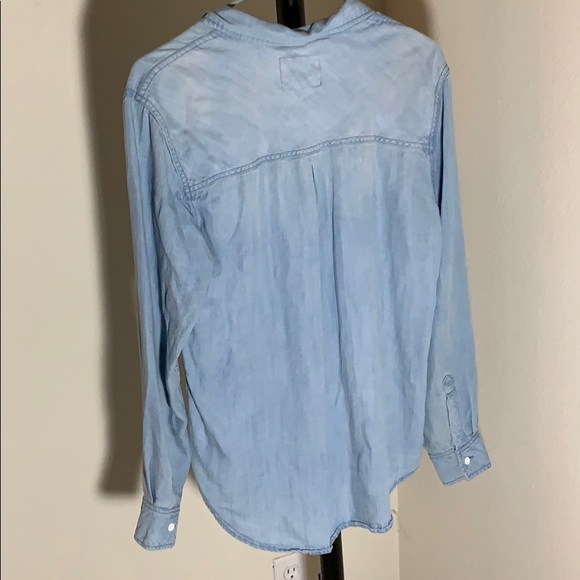 Rails Chambray Button-Down with Floral Embroidery - Picture 5 of 5